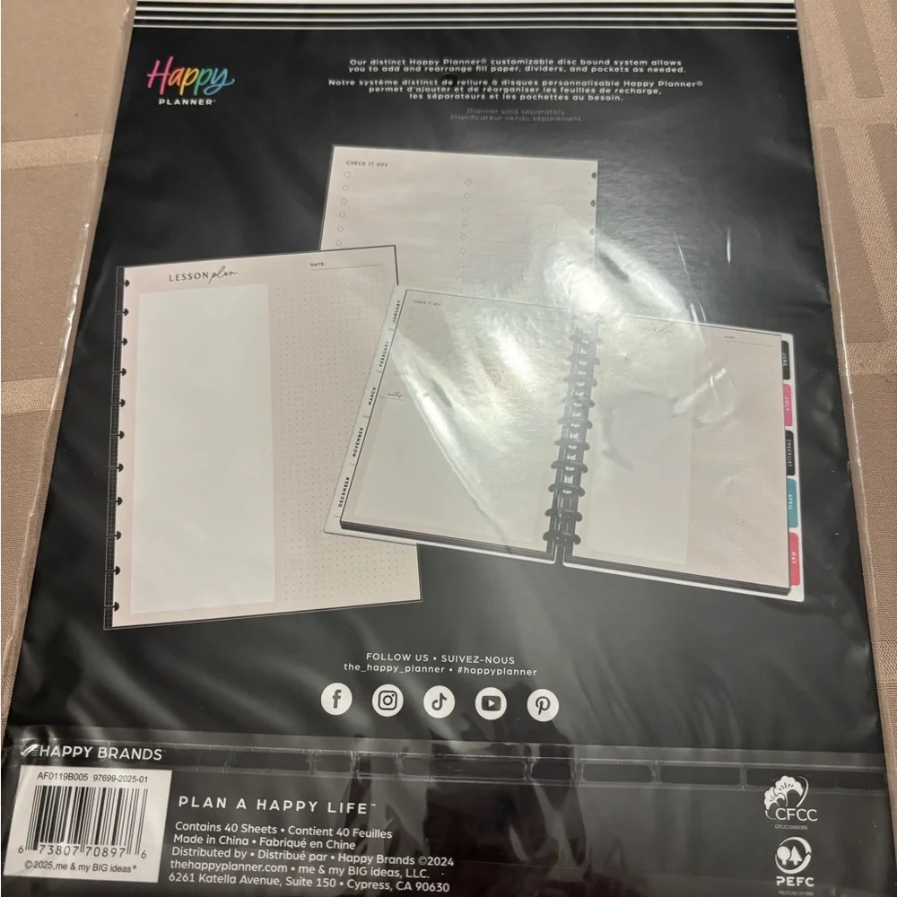 Happy Planner Dotted Fill Paper Pack